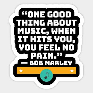 quote B. M. Sticker